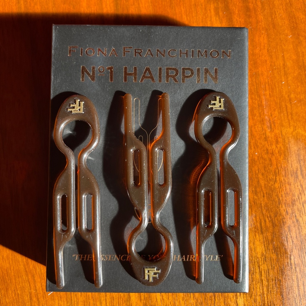 Fiona Franchimon No 1 Hairpin in Brown Set of 3